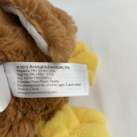 Animal Adventure Owl 9” Plush Stuffed Animal Toy Brown White Round 2013 - Picture 7 of 8